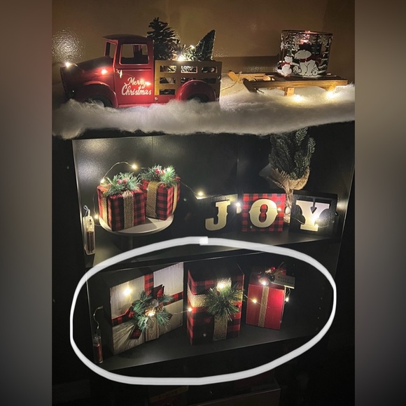 Buffalo Plaid Decorative Gift Box 3 Piece Set - Picture 2 of 4